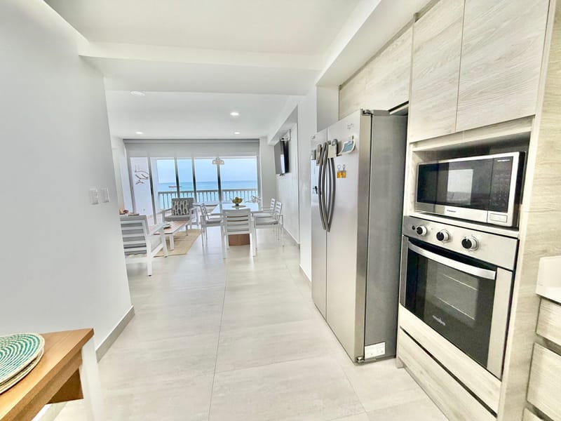 VENDO NUEVO ESQUINERO DEPTO REMODELADO FRENTE AL MAR EN SAN LORENZO SALINAS — foto 6