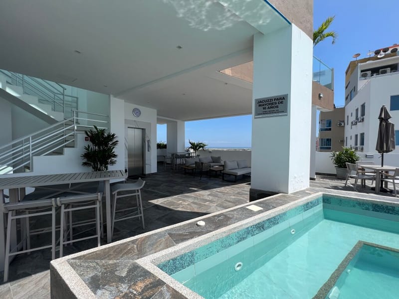 SAN LORENZO: DE ESTRENO SUITE EN EDIFICIO FRENTE AL MAR CON PISCINA Y ROOFTOP — foto 18