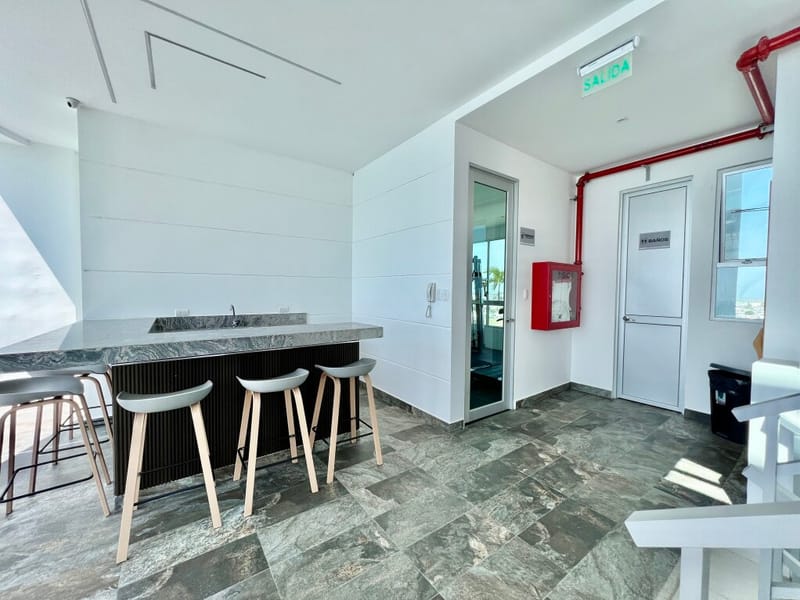 SAN LORENZO: DE ESTRENO SUITE EN EDIFICIO FRENTE AL MAR CON PISCINA Y ROOFTOP — foto 14