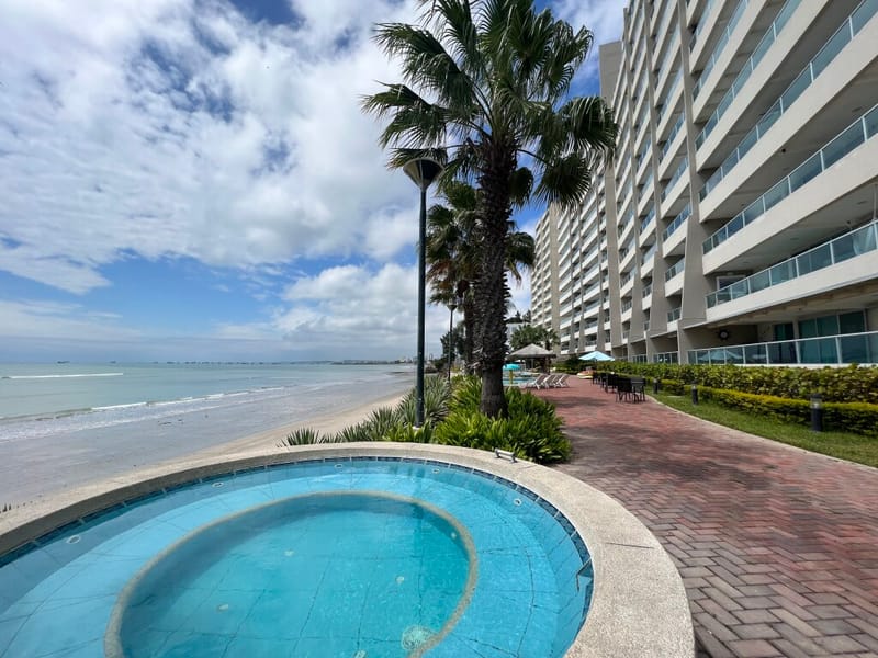 LA MILINA: RIGHT ON THE BEACH WITH A SPACIOUS BALCONY AND POOLS — photo 22
